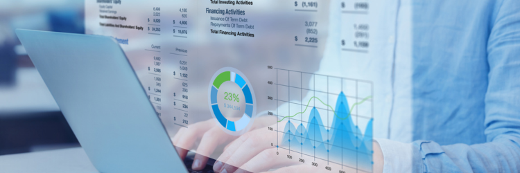 Financial statement with computer